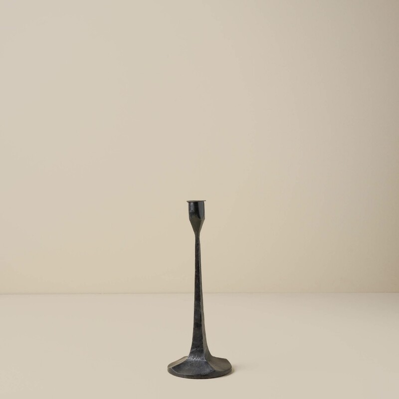 Magnolia Gatecrest Taper Candleholder
Black Size: 3 x 14.5H
Retails: $28
2 coordinating candle holders sold separately