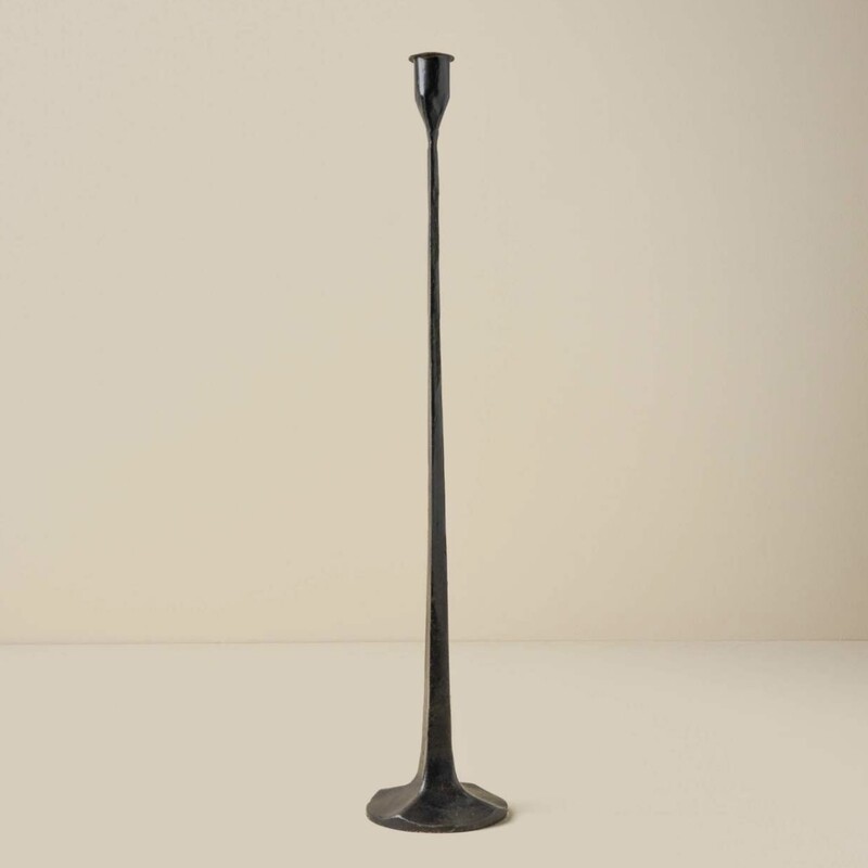 Magnolia Gatecrest Taper Candleholder
Black Size: 3 x 19.5H
Retails: $32
2 coordinating candle holders sold separately