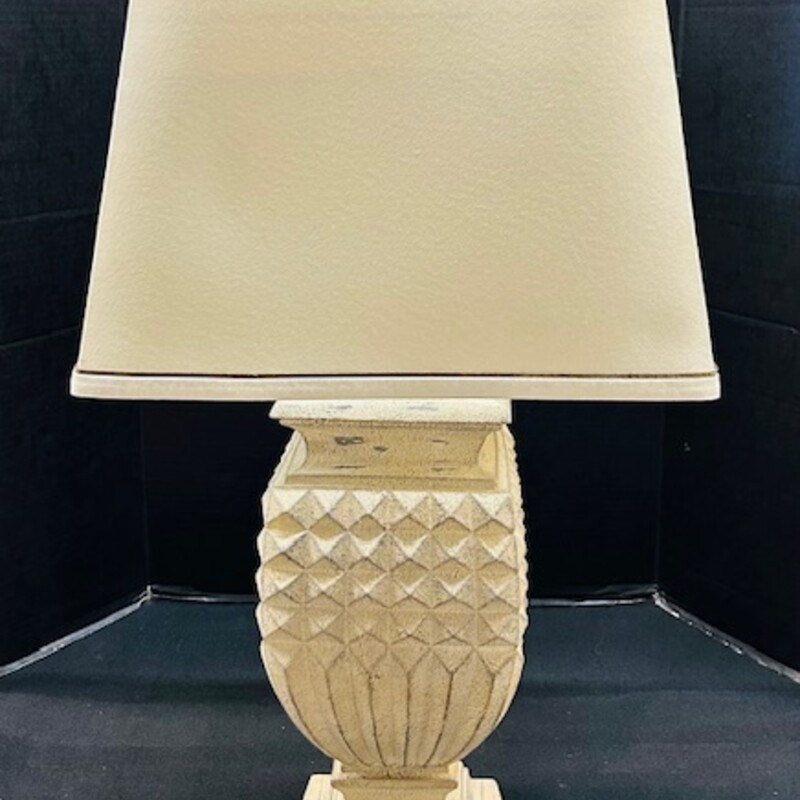 Resin Column Style Lamp
Cream Gray Brown Size: 16 x 31H