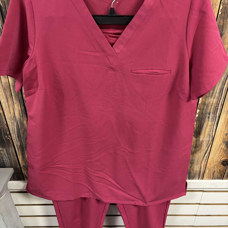 Pink Maternity Scrubs, Size: S