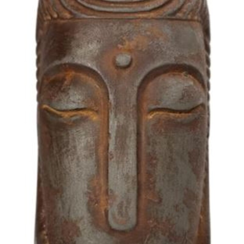 Solid Buddha Head Sculpture
Brown
Size: 2.5x6H