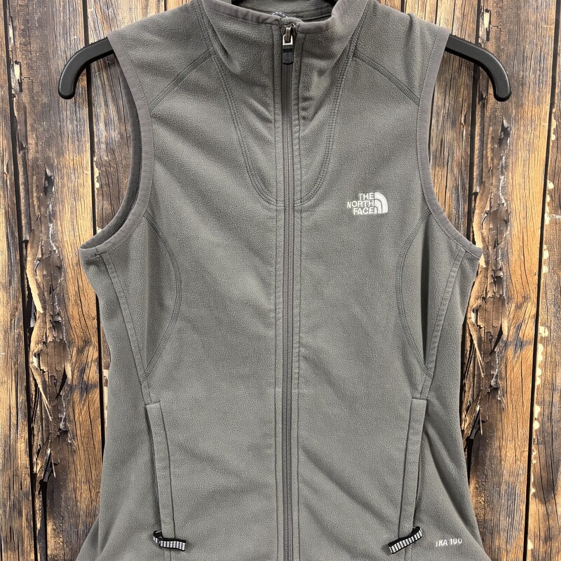 Gray North Face Vest, Size: XS