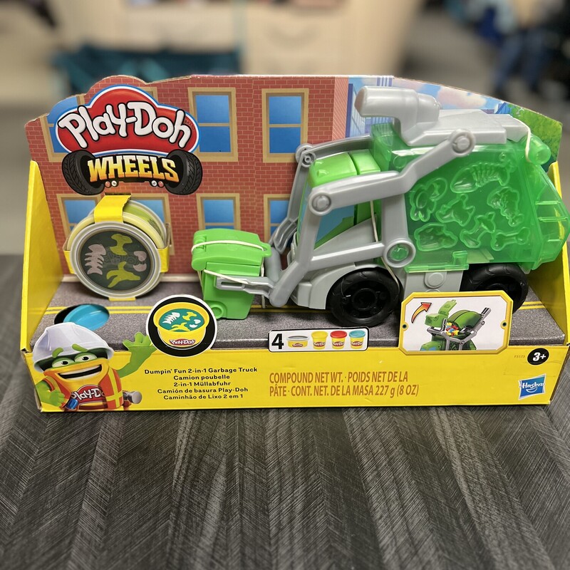 NEW Play Doh Garbage Truck