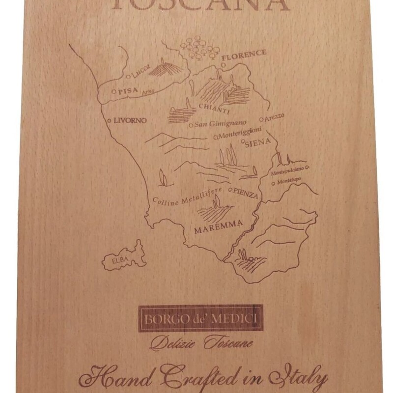 Toscana Cutting Board
Made in Italy
Tan, Size: 9x12H