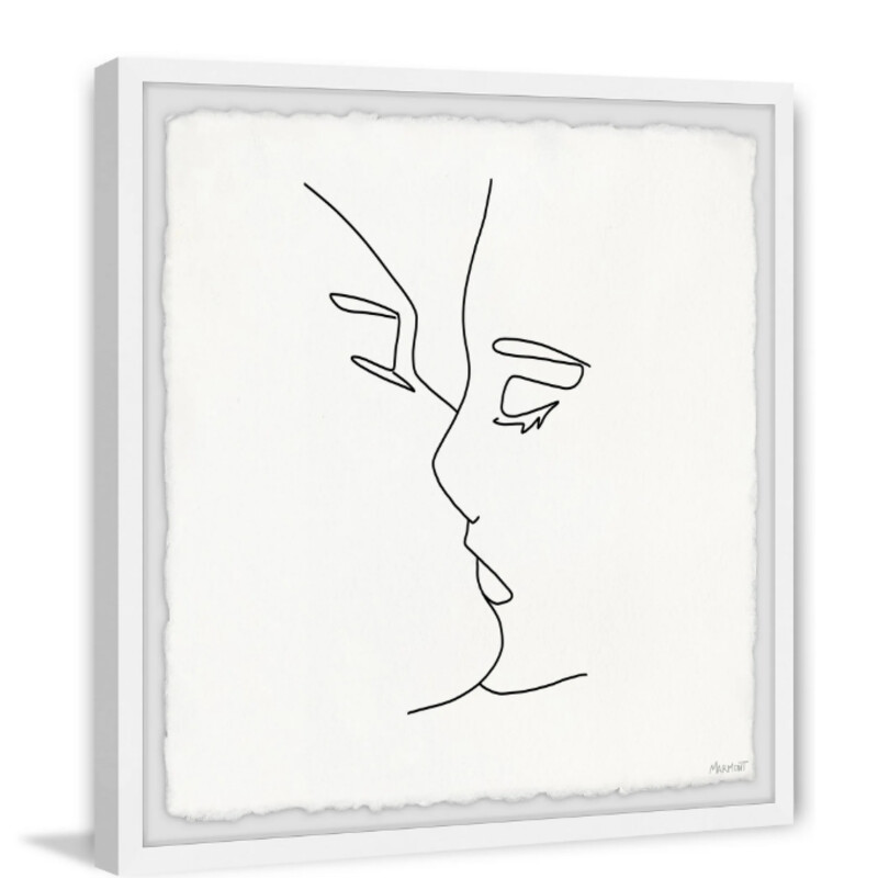 Minimalist Couple Kissing
Marmont Hill
White and Black
Size: 12x12H