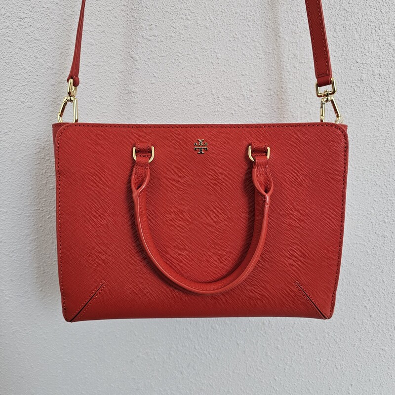 Tory Burch Leather, Red, Size: Large