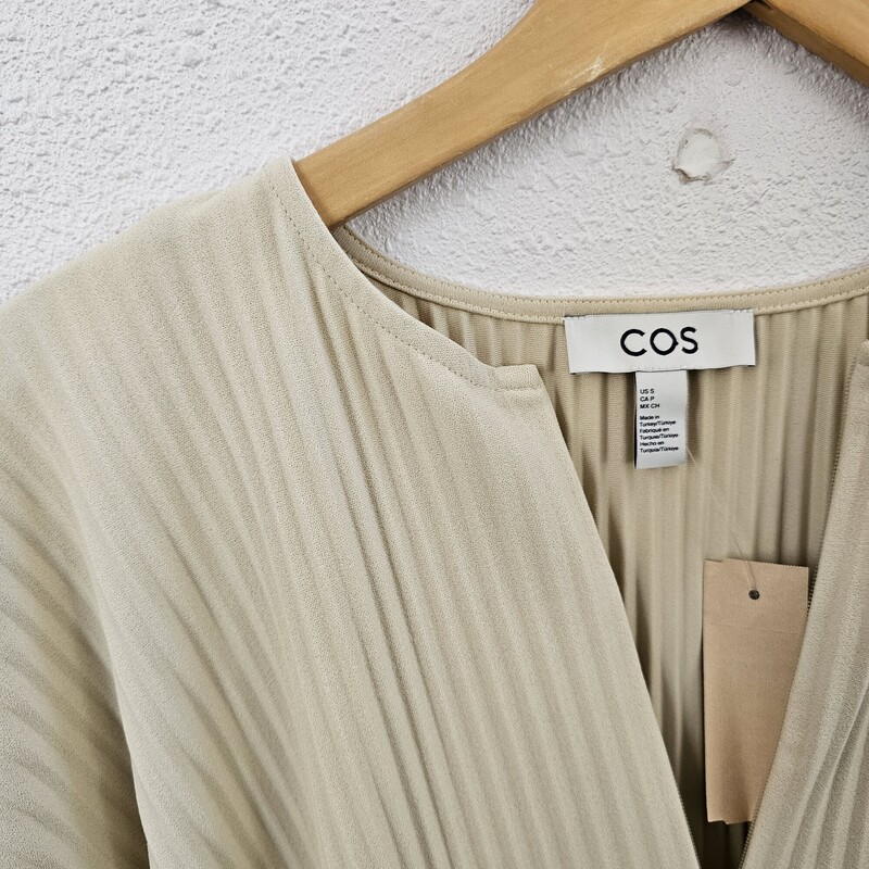 COS Zip, Beige, Size: Small