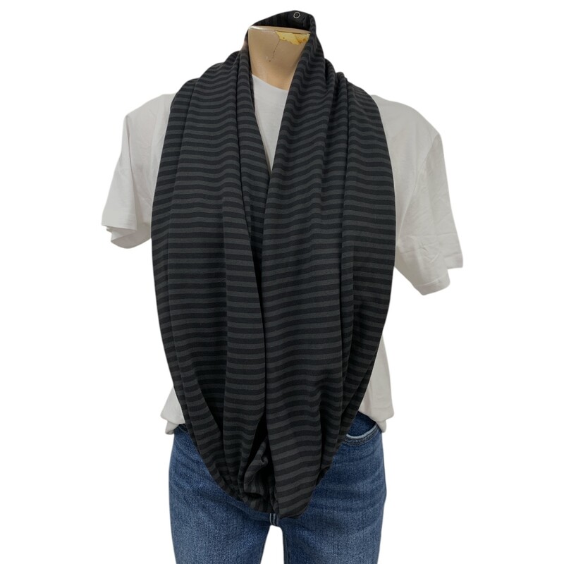 Lululemon Vinyasa Scarf, Blk/grey, Size: N/a