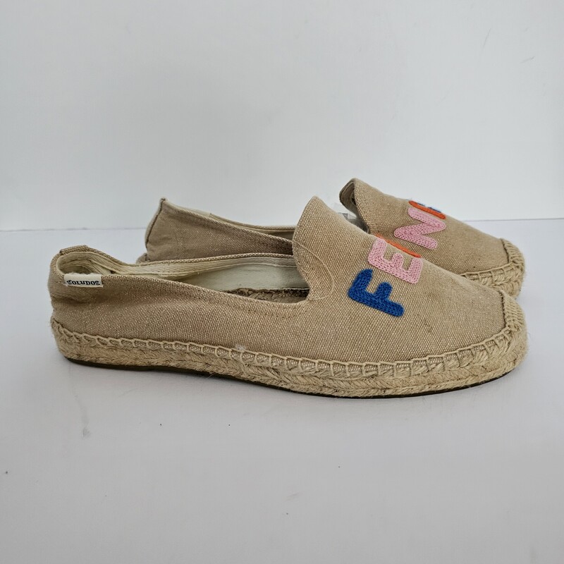 Soludos Espadrille, Tan, Size: 9