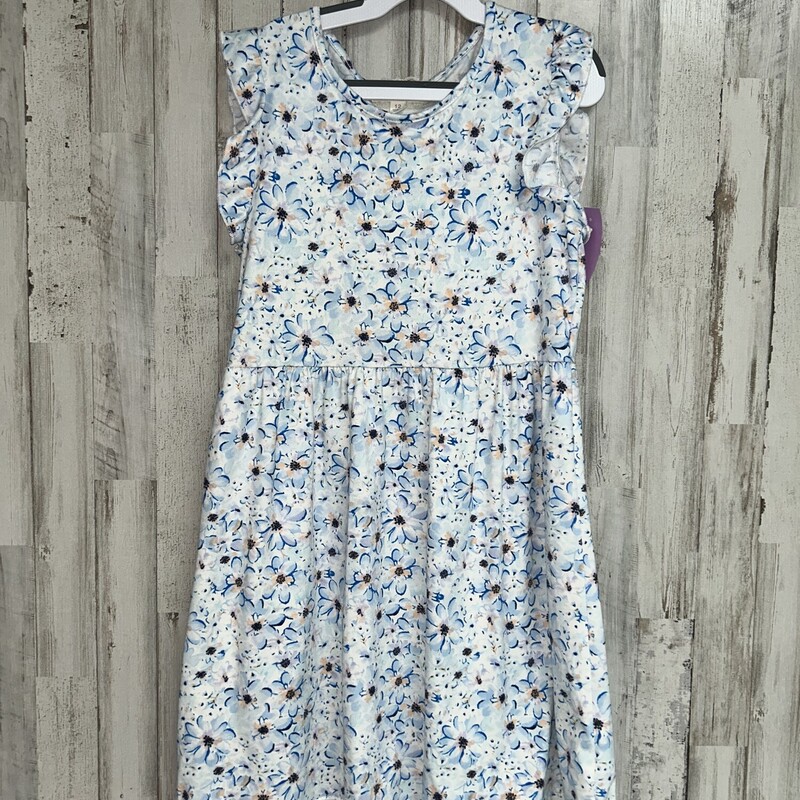 12 Light Blue Flower Dres