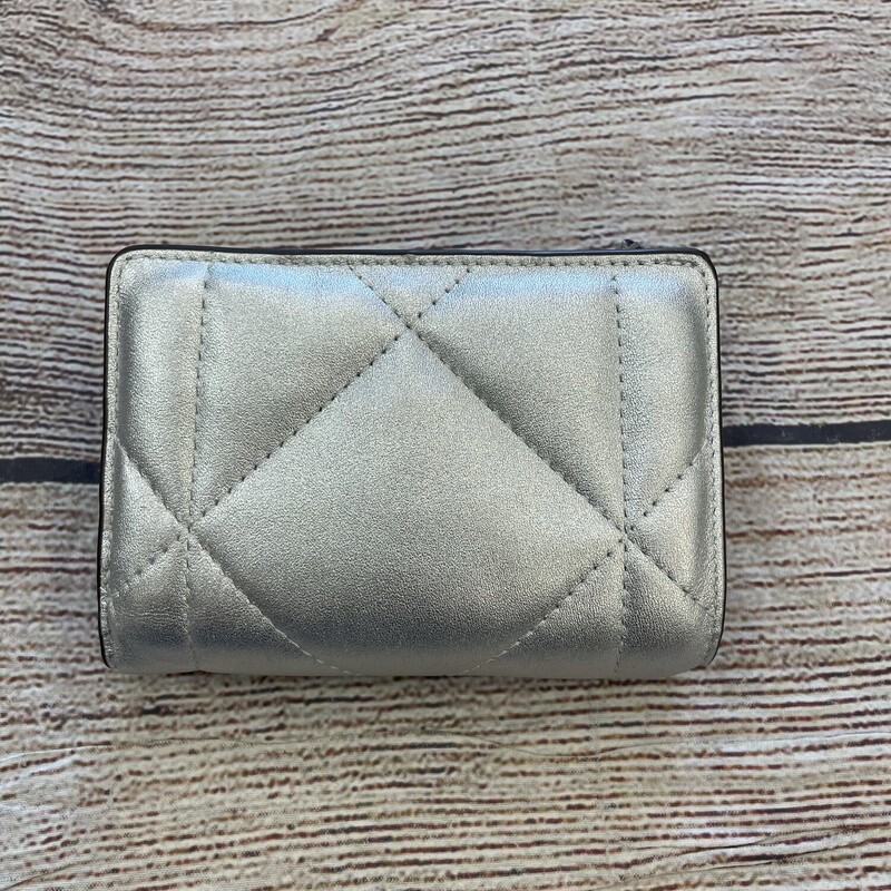 New Coach Wallet, Silver, Size: None