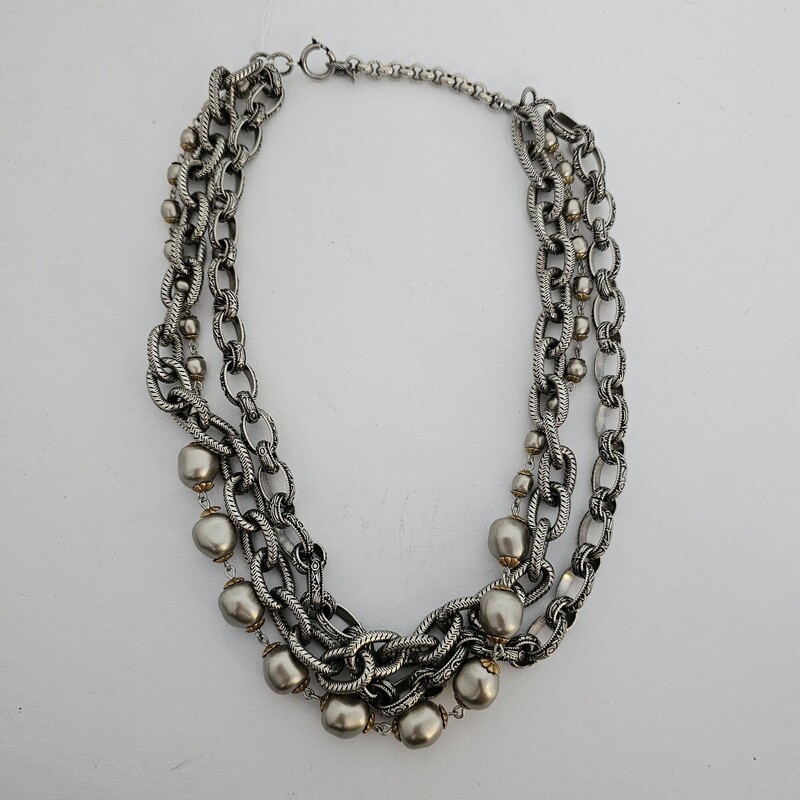 Catherine Popesco Chains, Silver, Size: Multi