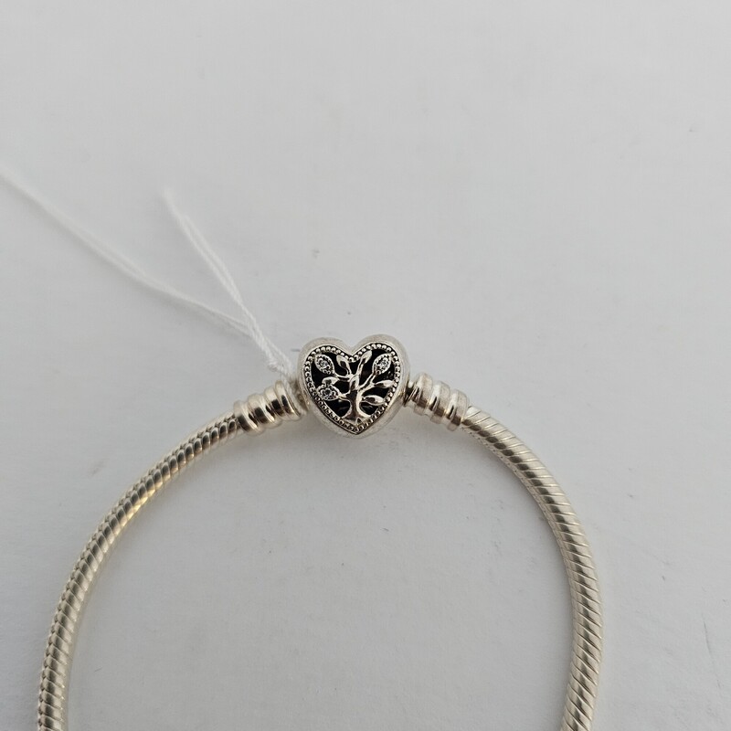 Pandora With Charms, Sterling, Size: Hearts