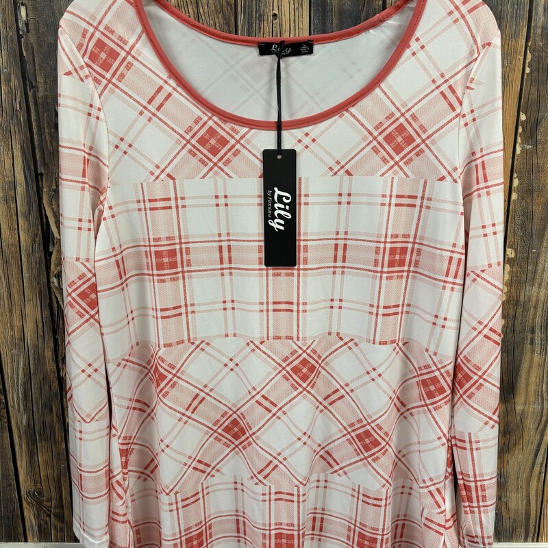 NWT Coral White Shirt, Size: L