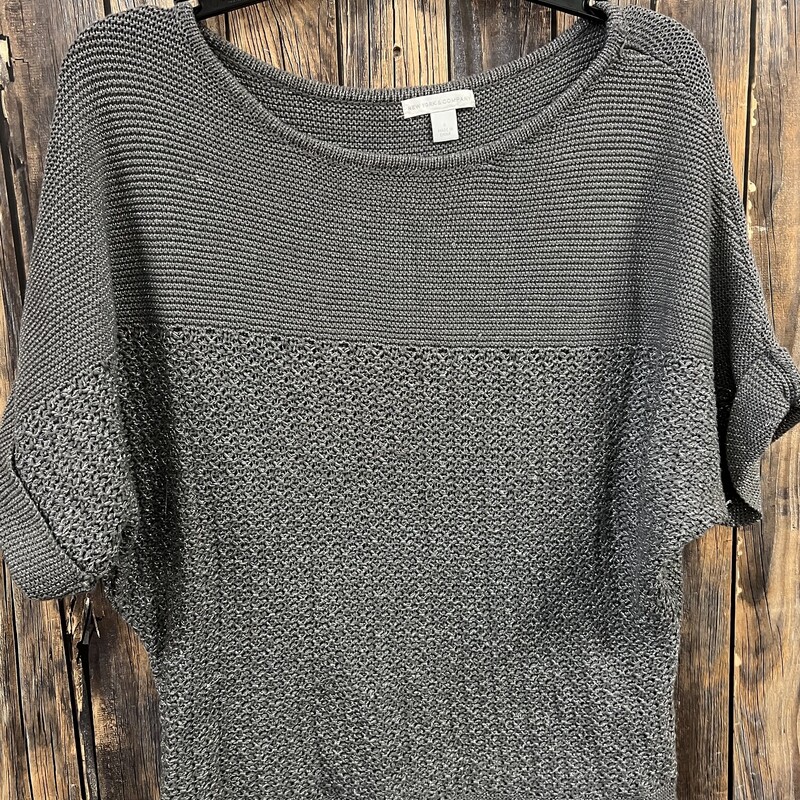 Silver Knit Sweater, Size: Small