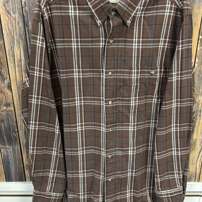 Brown Wrangler Buttonup, Size: L