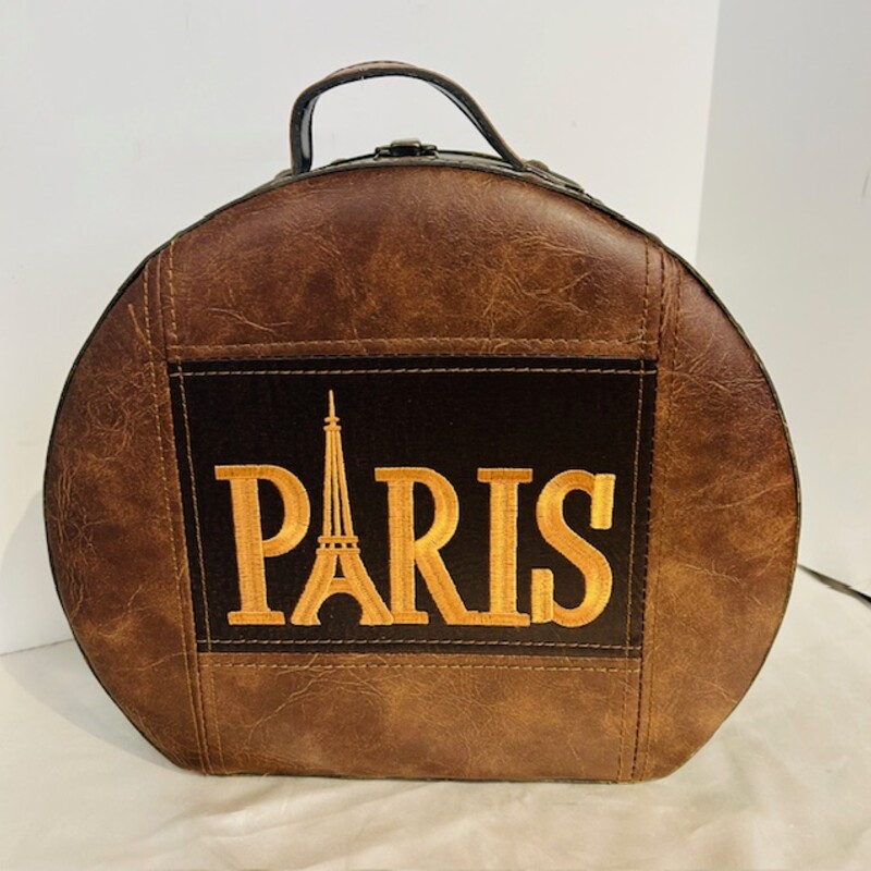 Paris Faux Leather Case
Brown Black Yellow Size: 13 x 11H