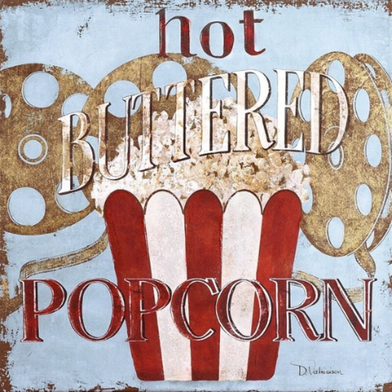 Hot Buttered Popcorn Canvas
Cream Brown Blue Red Canvas
Size: 30x30