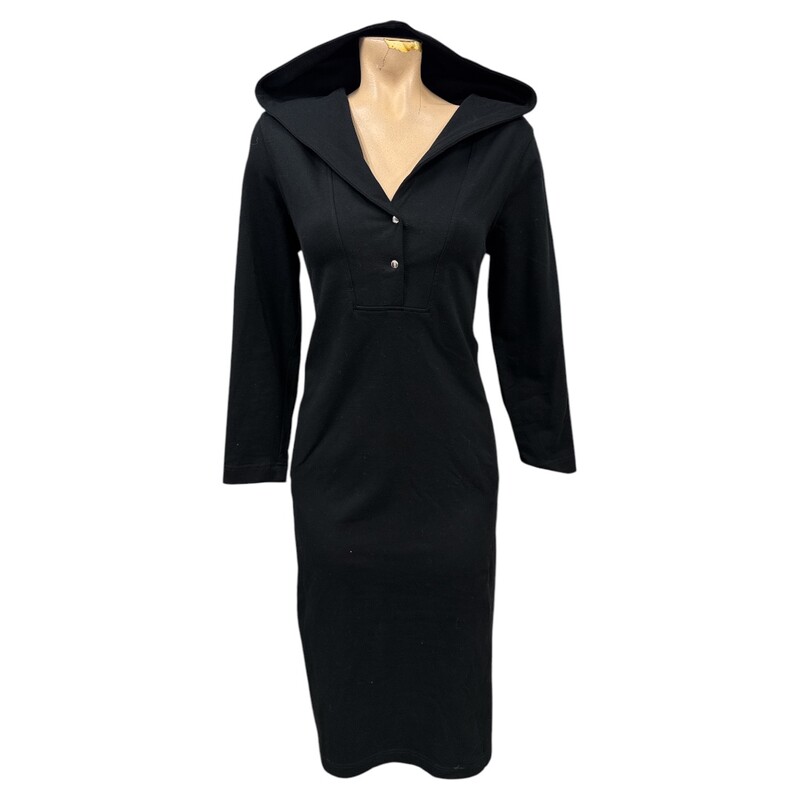 Bailey Dress W Hood, Black, Size: S