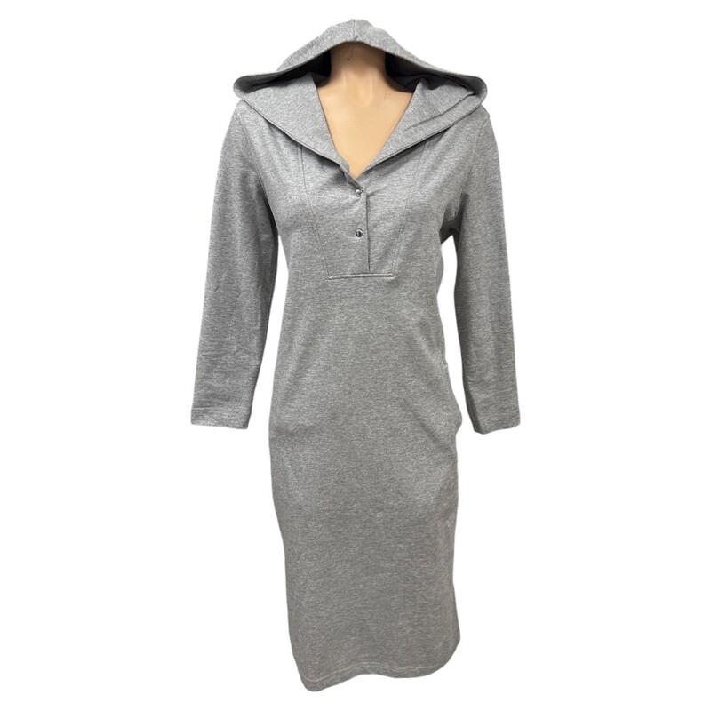 Bailey Dress W Hood, Grey, Size: S