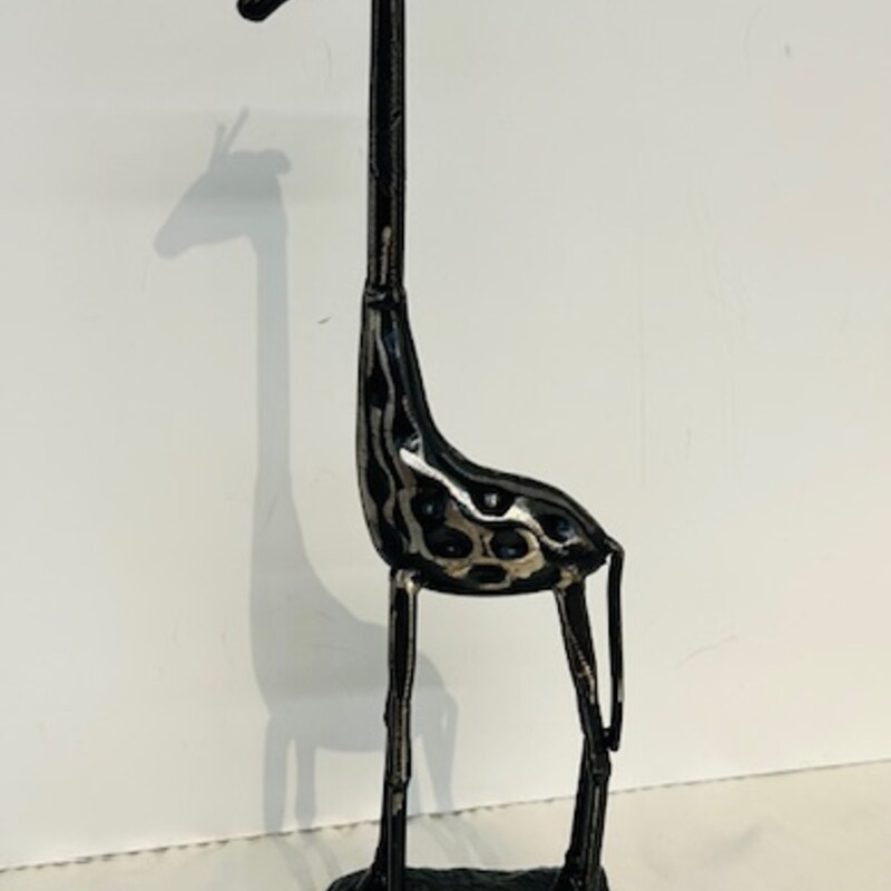 Cast Iron Skinny Giraffe Figurine
Black Silver Size: 4 x 13.5H