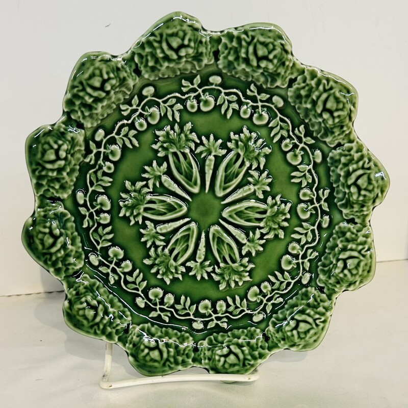 Set of 5 Bordallo Pinheiro Cabbage Plates
Green
Size: 8 diameter