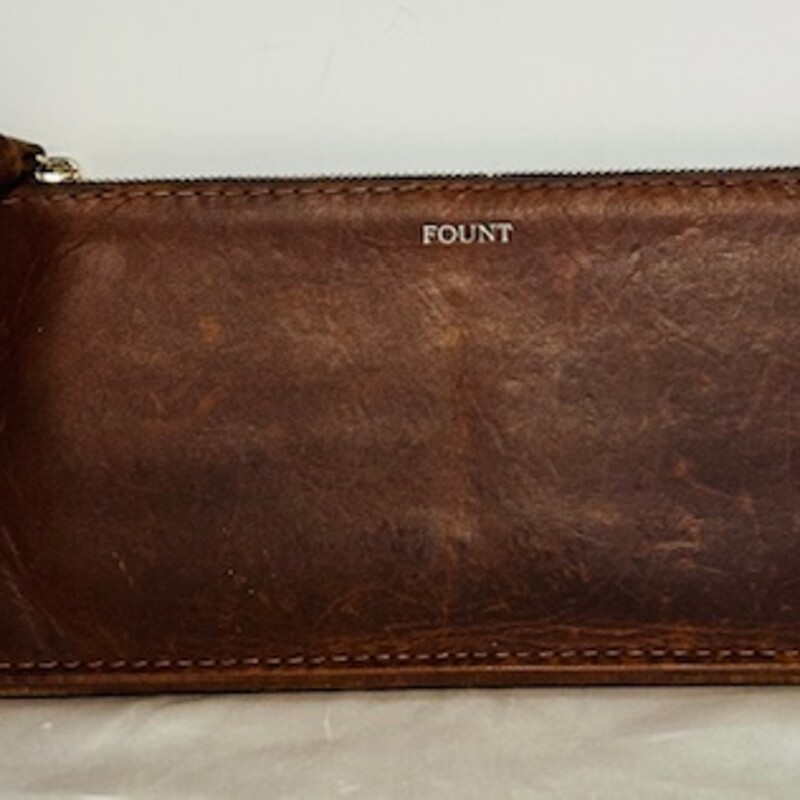 Fount Leather Clutch
