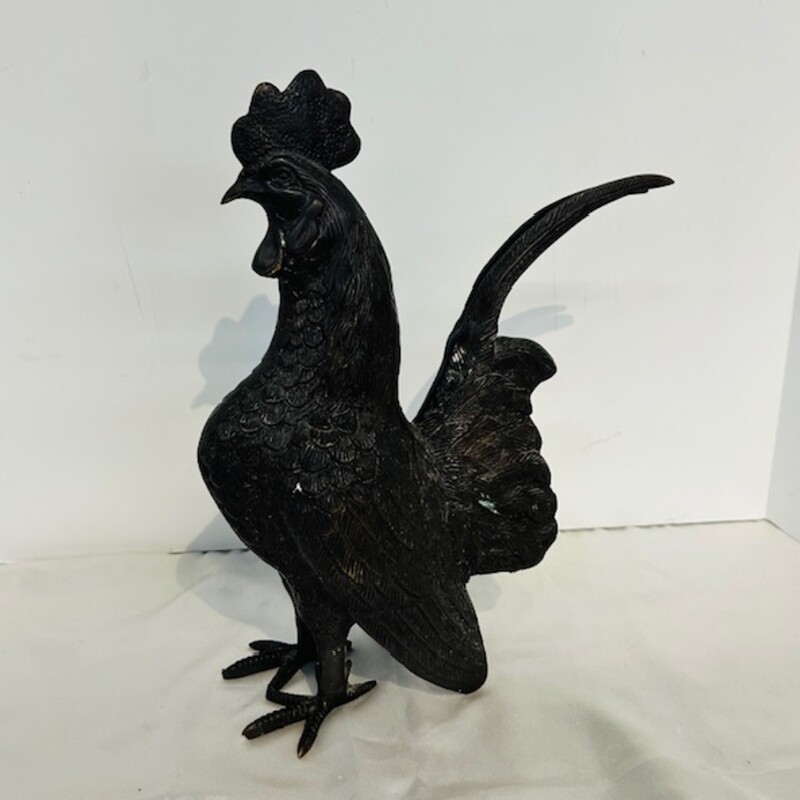 Bronze Rooster Statue
Bronze Size: 9 x 11.5H
As Is - needs slight polish