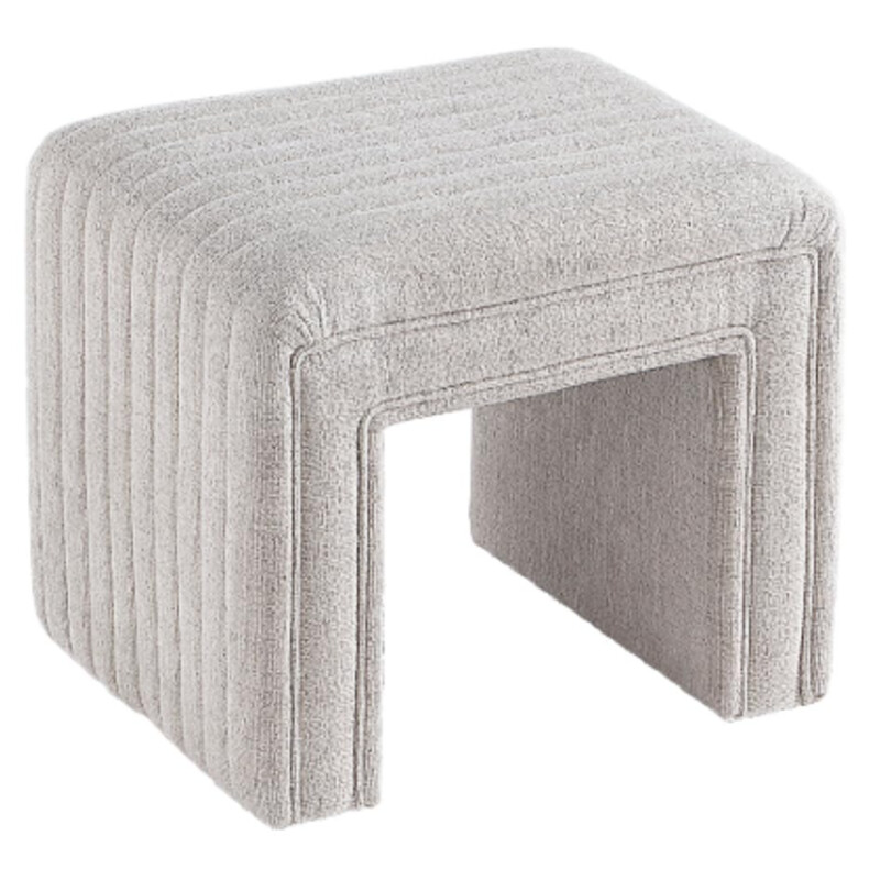 Upholstered Curved Stool