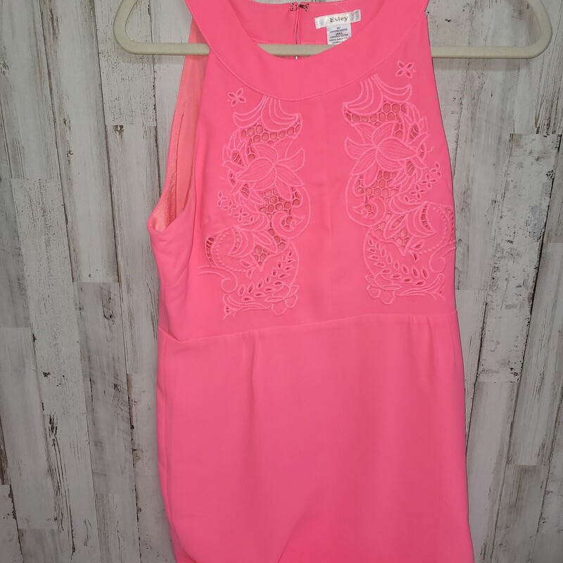 M Pink Lace Dress