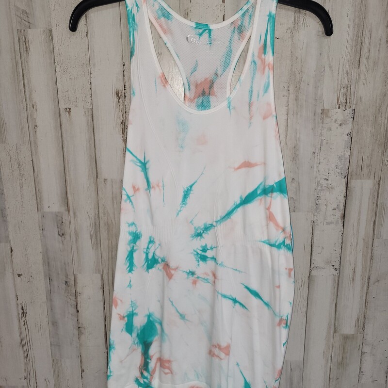 L Tie Dye Mesh Tank