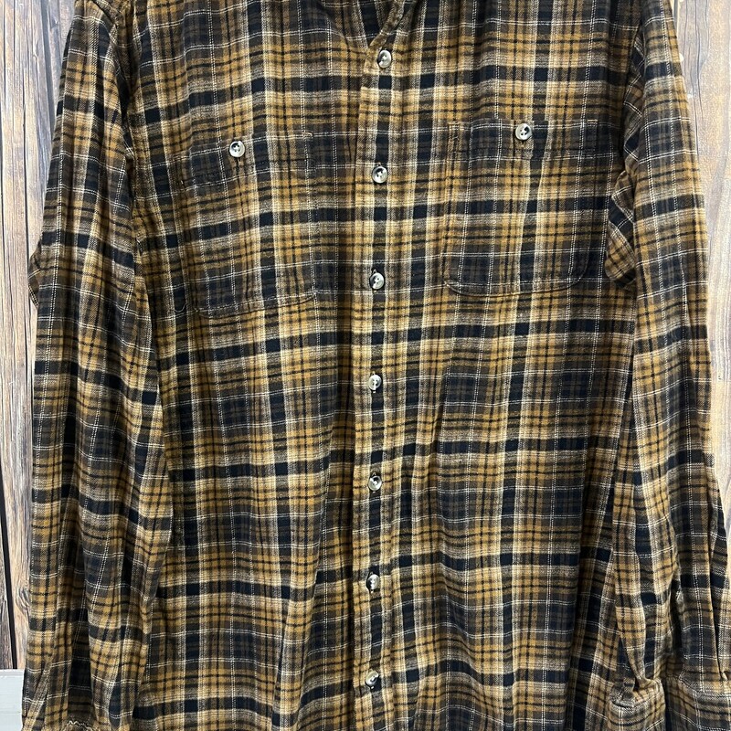 BROWN RED HEAD FLANNEL, Size: LARGE