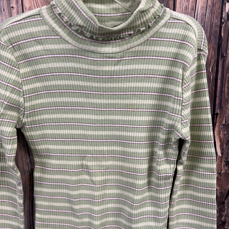 Green Stripe Shirt, Size: 5/6