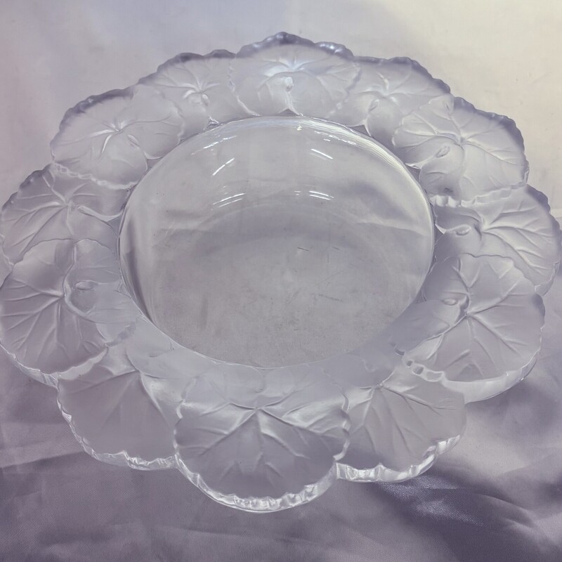 Lalique Geranium Bowl