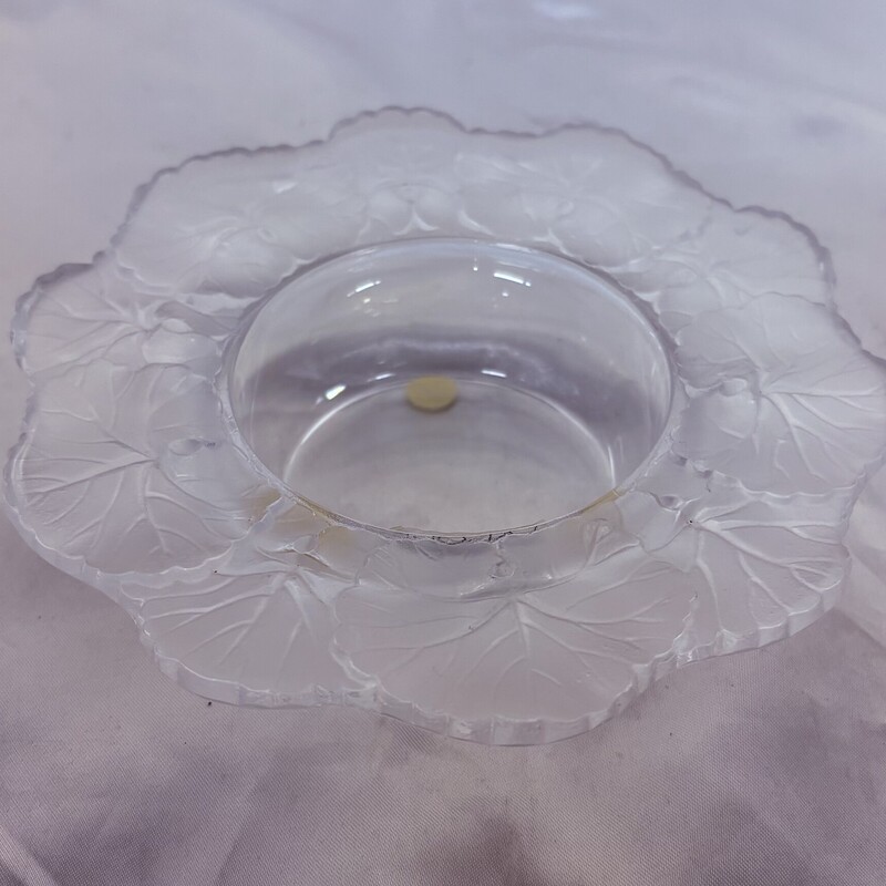 Lalique Geranium Bowl