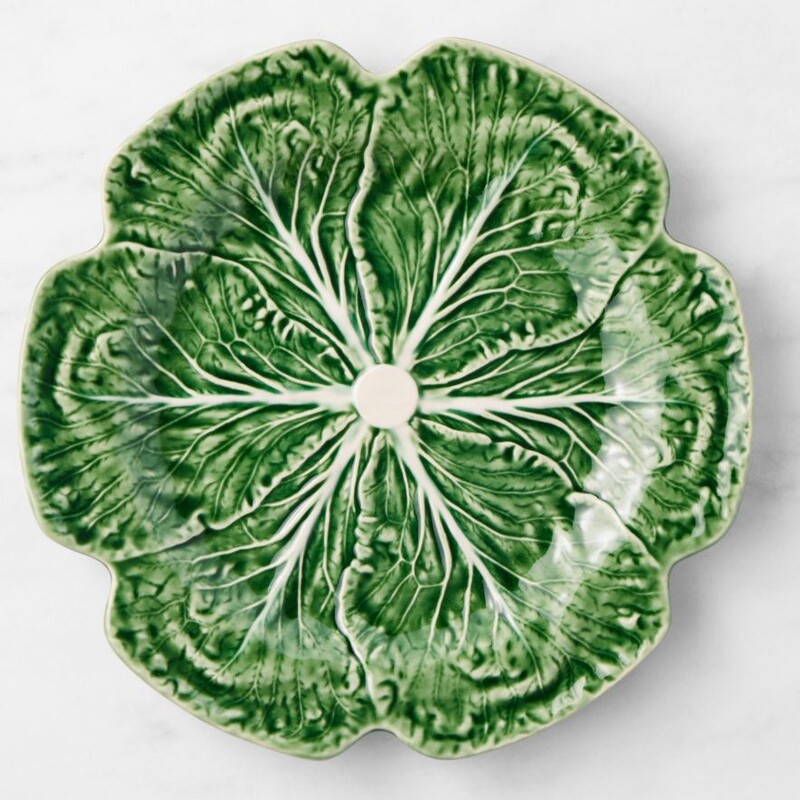 Bordallo Pinheiro Cabbage Platter
Green White Size: 12diameter
Retails: $69