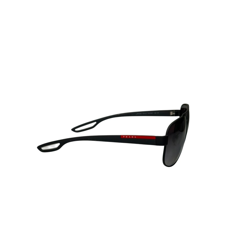 Prada Sport SP5  58 Q, Black Sunglasses

In good condition. Light wear to the lens.

Does not come with case or box.