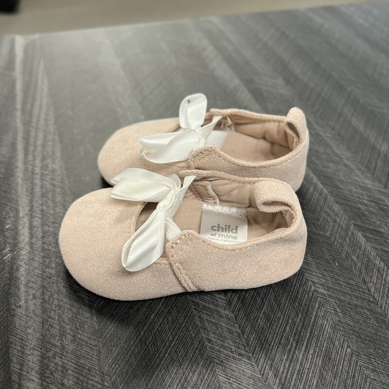 Dusty Rose Shoes, Size: 0-3m