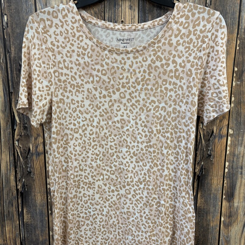 Light Animal Print Shirt, Size: XS