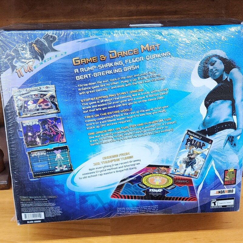 PS2 Pump It Up Set, Sealed in Box, Size: Game/Mat