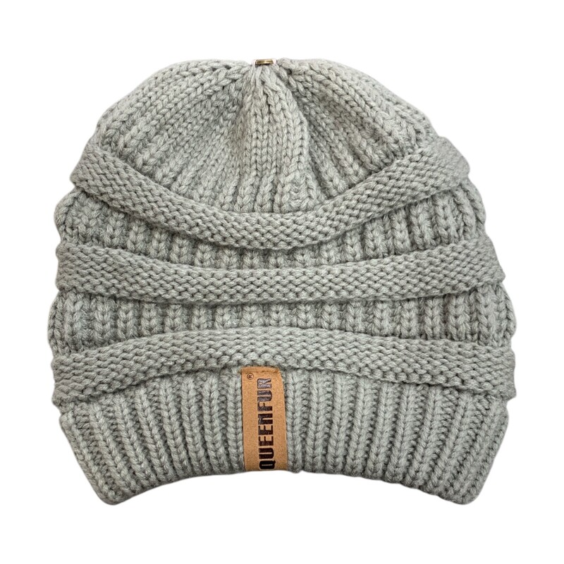 Queenfur Beanie, Grey, Size: None