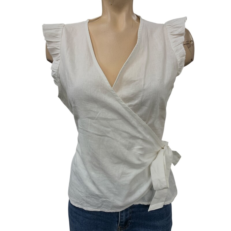 Saks Fifth Avenue Top, White, Size: M