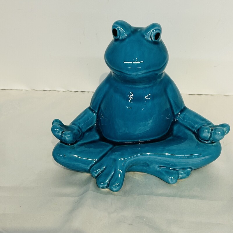 Yoga Frog
Blue
Size: 7.5 x 6 H