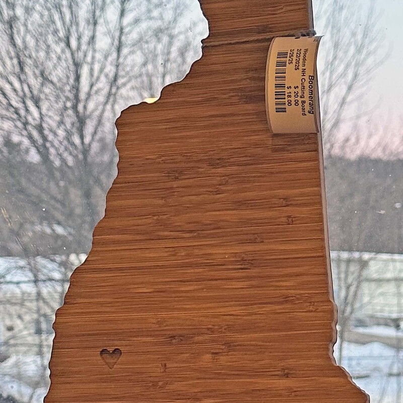 Wooden NH Cutting Board