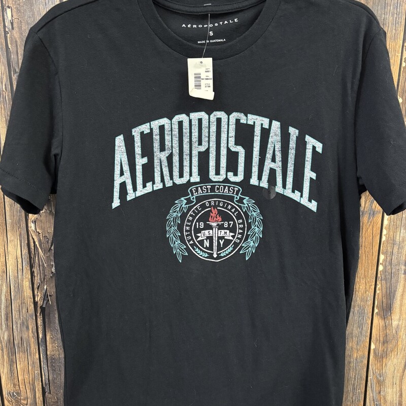 NWT Black Aeropostale shirt, Size: S