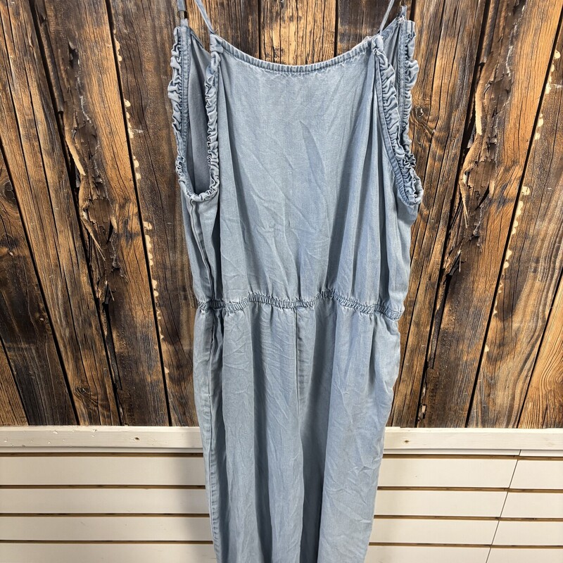 Denim Romper, Size: XL