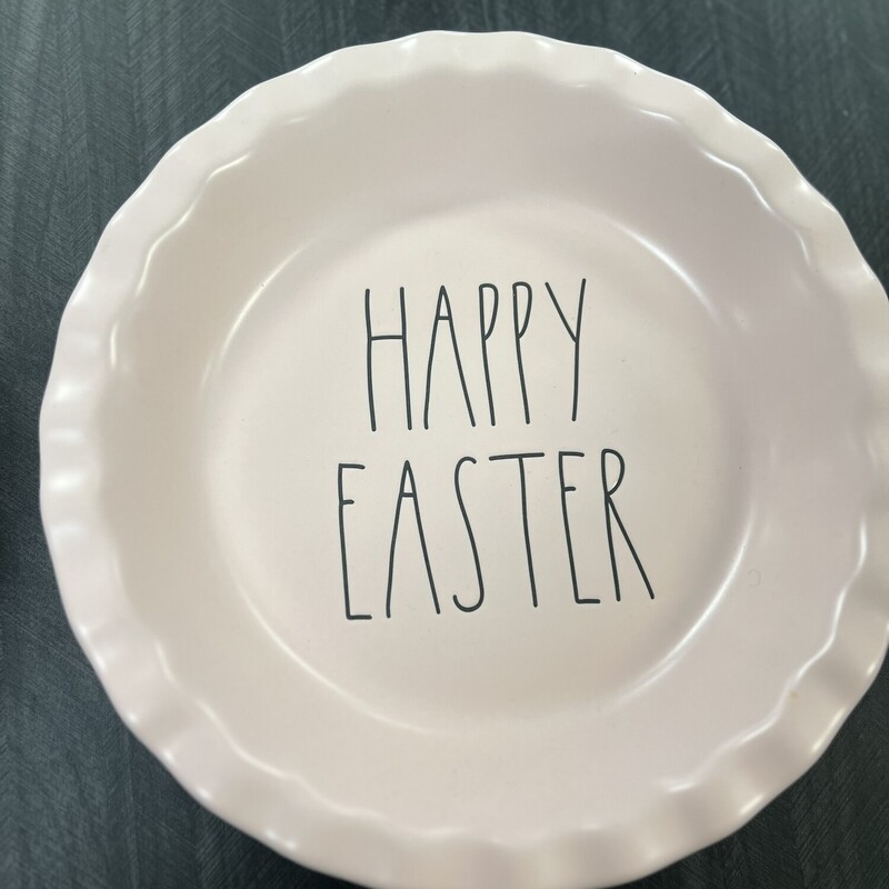 Rae Dunn Easter Pie Plate