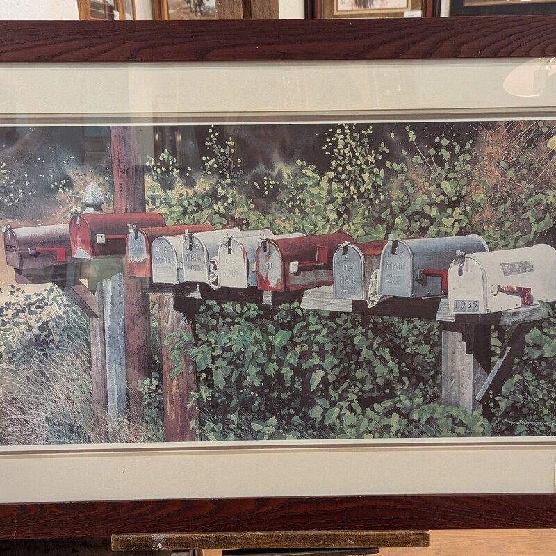 Rural Mail Boxes, Print, Framed
44w x 28.5h