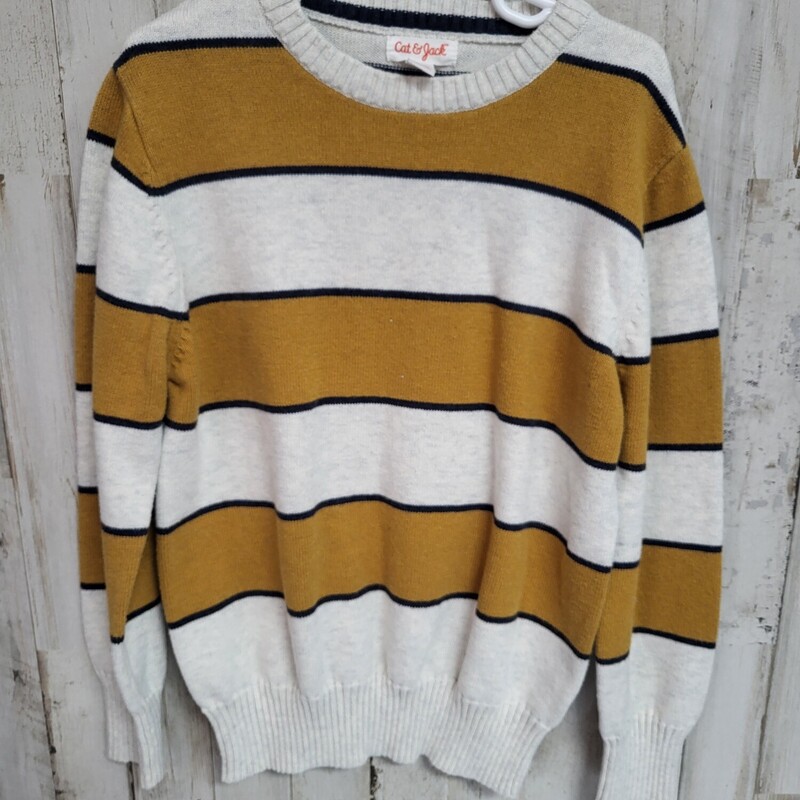 6/7 Mustard Stripe Sweate