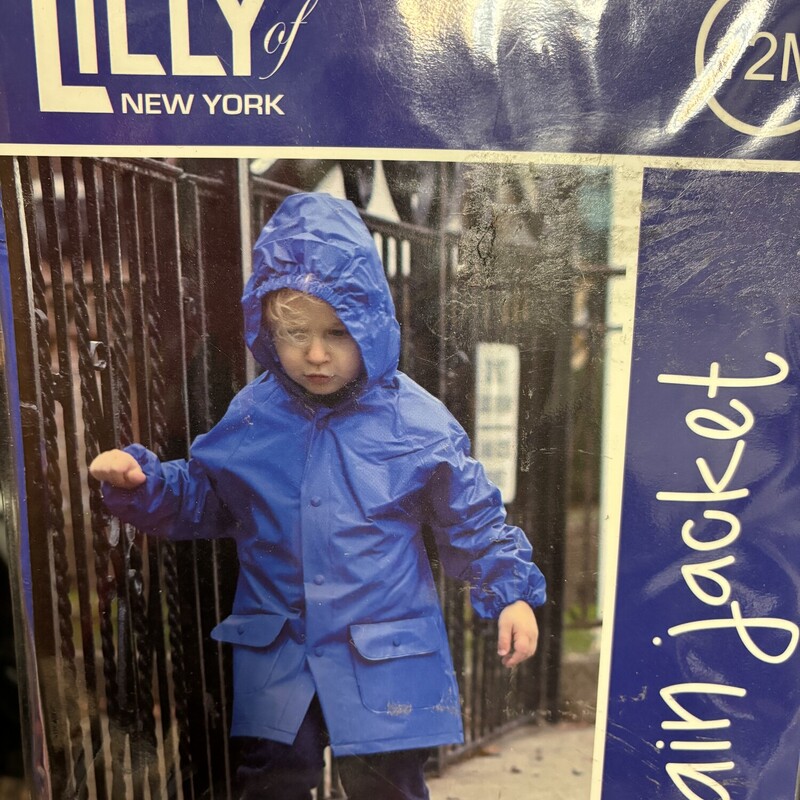 NWT Blue Rainjacket, Size: 12m